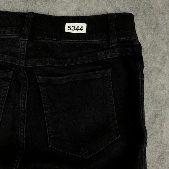 Spanx Jegging Jeans Womens Medium Black Pull On Cropped Slimming Back Pockets - Picture 10 of 10